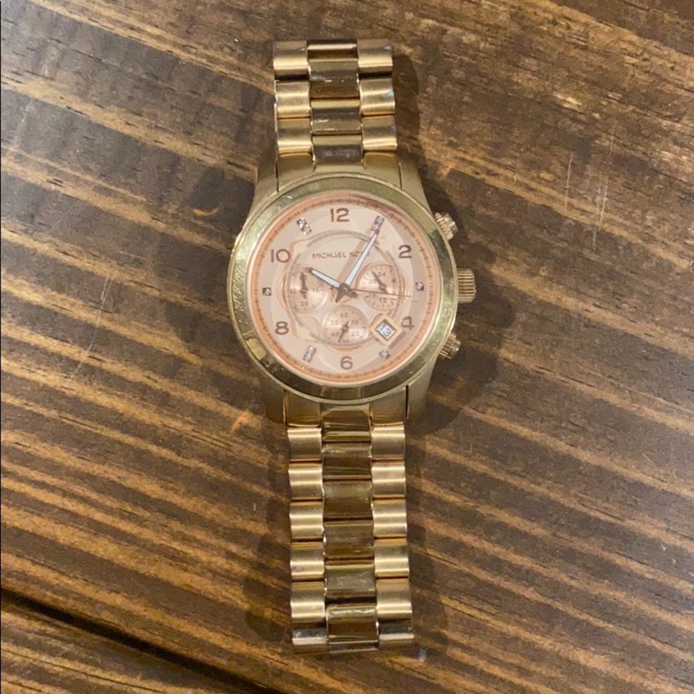 Michael Kors limited edition rose gold watch